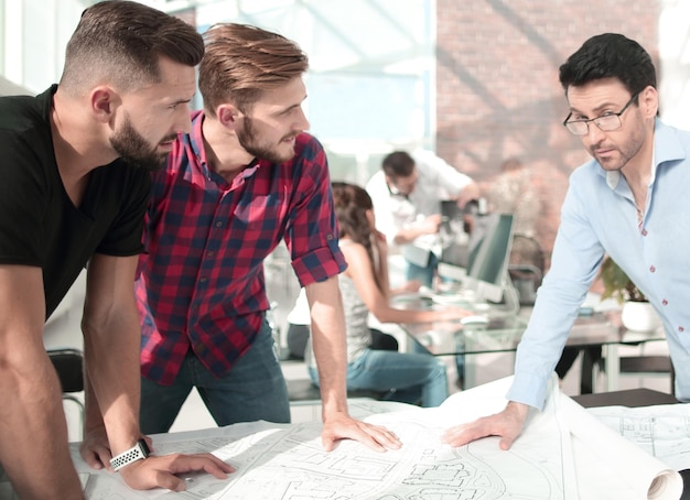 businessman group architects discussing new projectthe concept cooperation 252847 16014